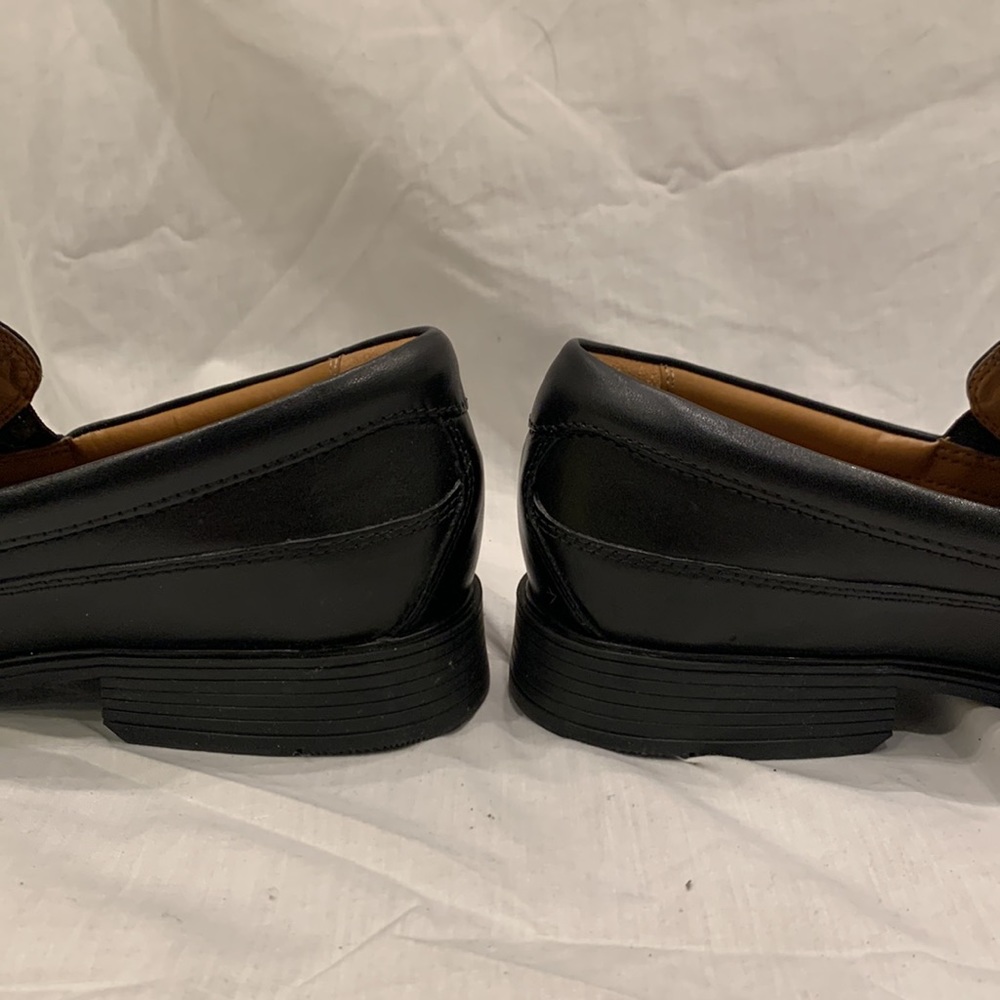Clarks Ortholite Black Leather Loafer - Picture 3 of 8